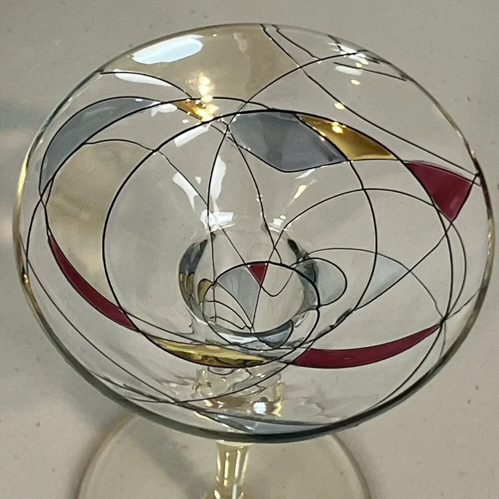 Partylite Mosaic Candle Holder Calypso Stained Glass Tapered 7" - Picture 4 of 16